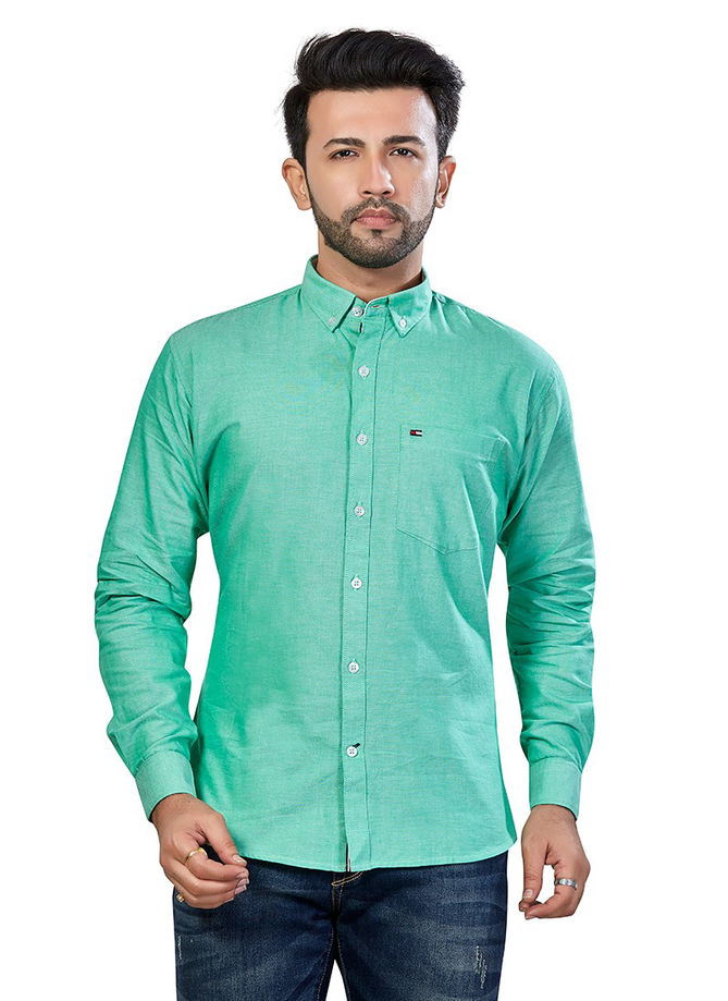 Outluk 1419 Oxford Cotton Regular Wear Mens Shirt Collection